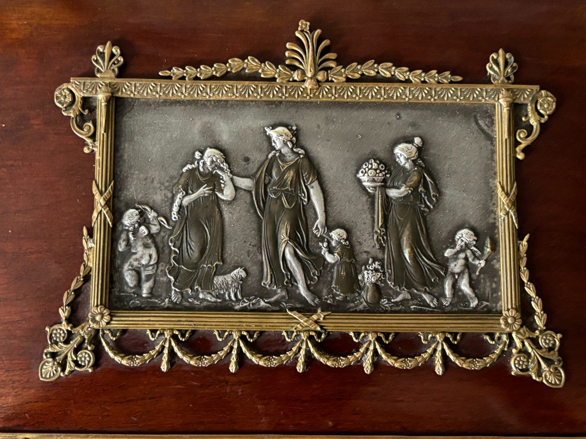 Coffret Avec Plaque Decor A l'Antique-photo-5