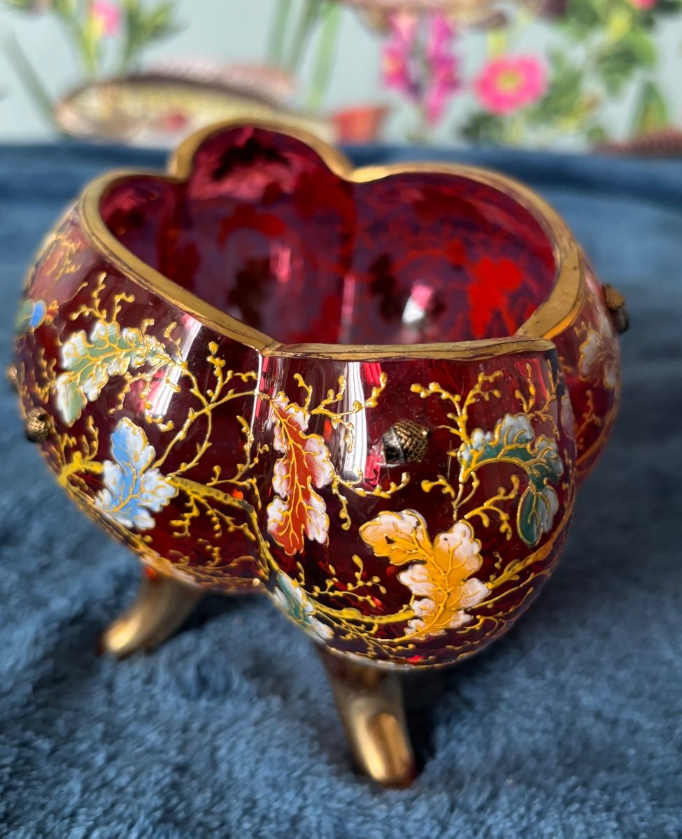 Mini Jardinière émaillé. Pr Moser-photo-2