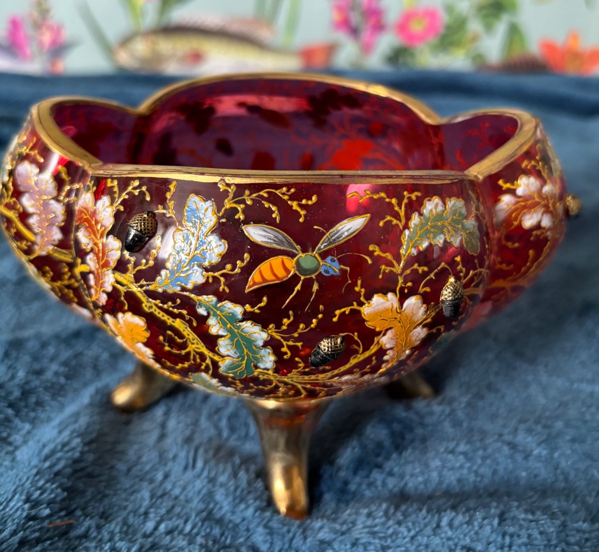 Mini Jardinière émaillé. Pr Moser-photo-3