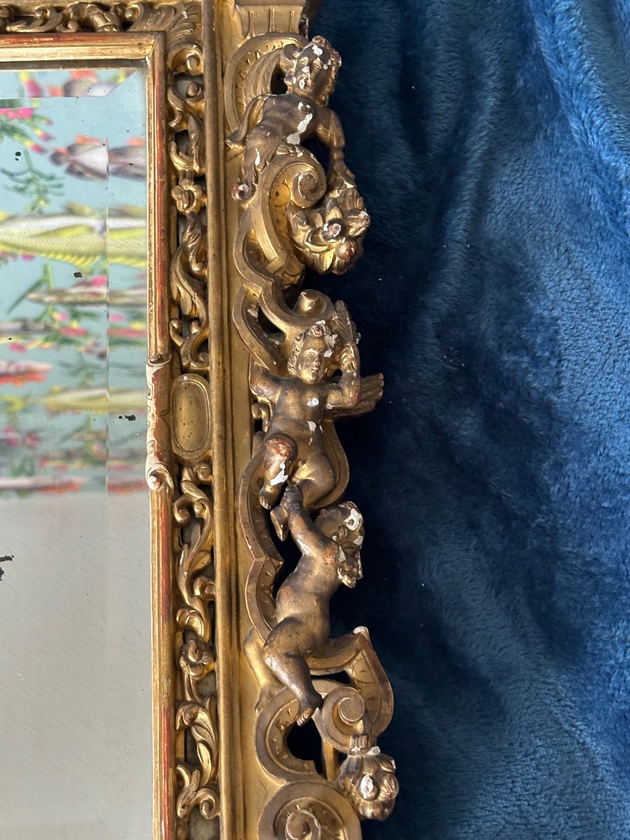 Magnifique Miroir XVIII-photo-1