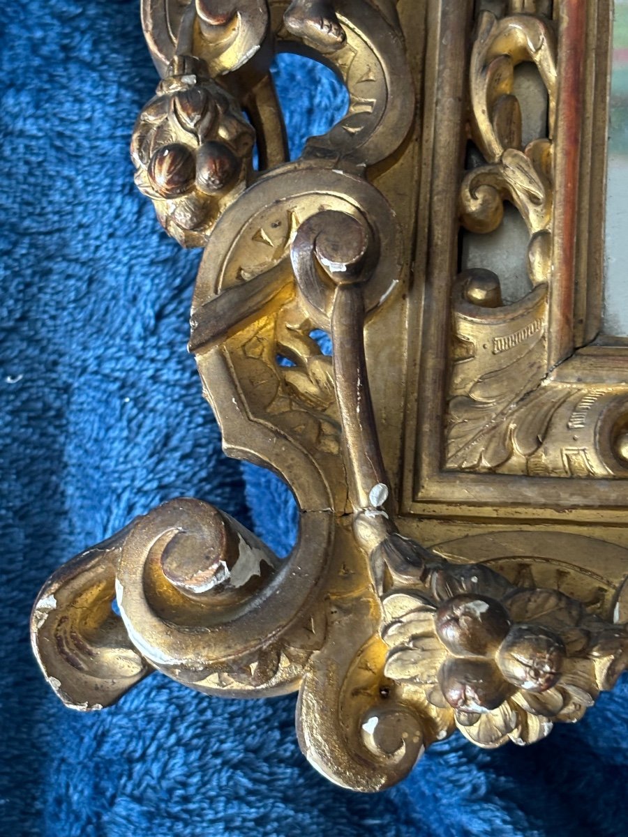 Magnifique Miroir XVIII-photo-4