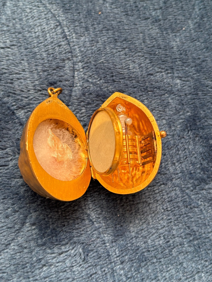 Noix Miniature  « poudrier « -photo-1