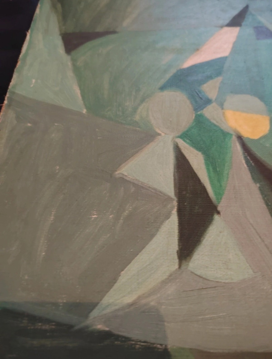Tableau Abstrait.  Cubistes -photo-2