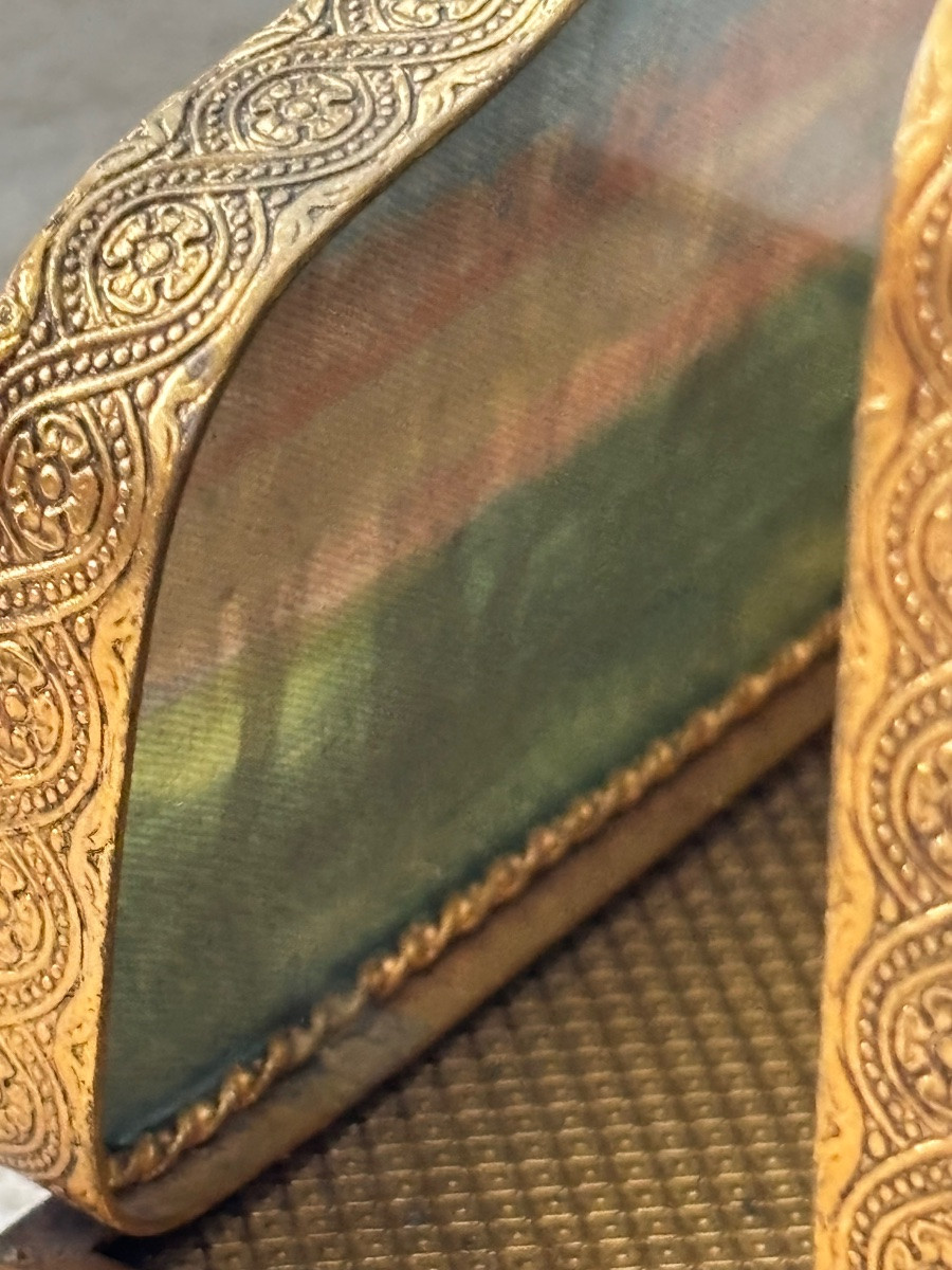 Mail Holder With Bronze Frame And Paint-photo-3