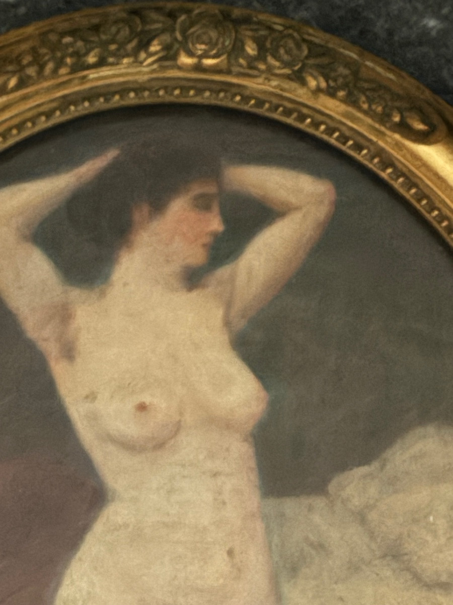 Huile sur papier.    Prostituee -photo-2