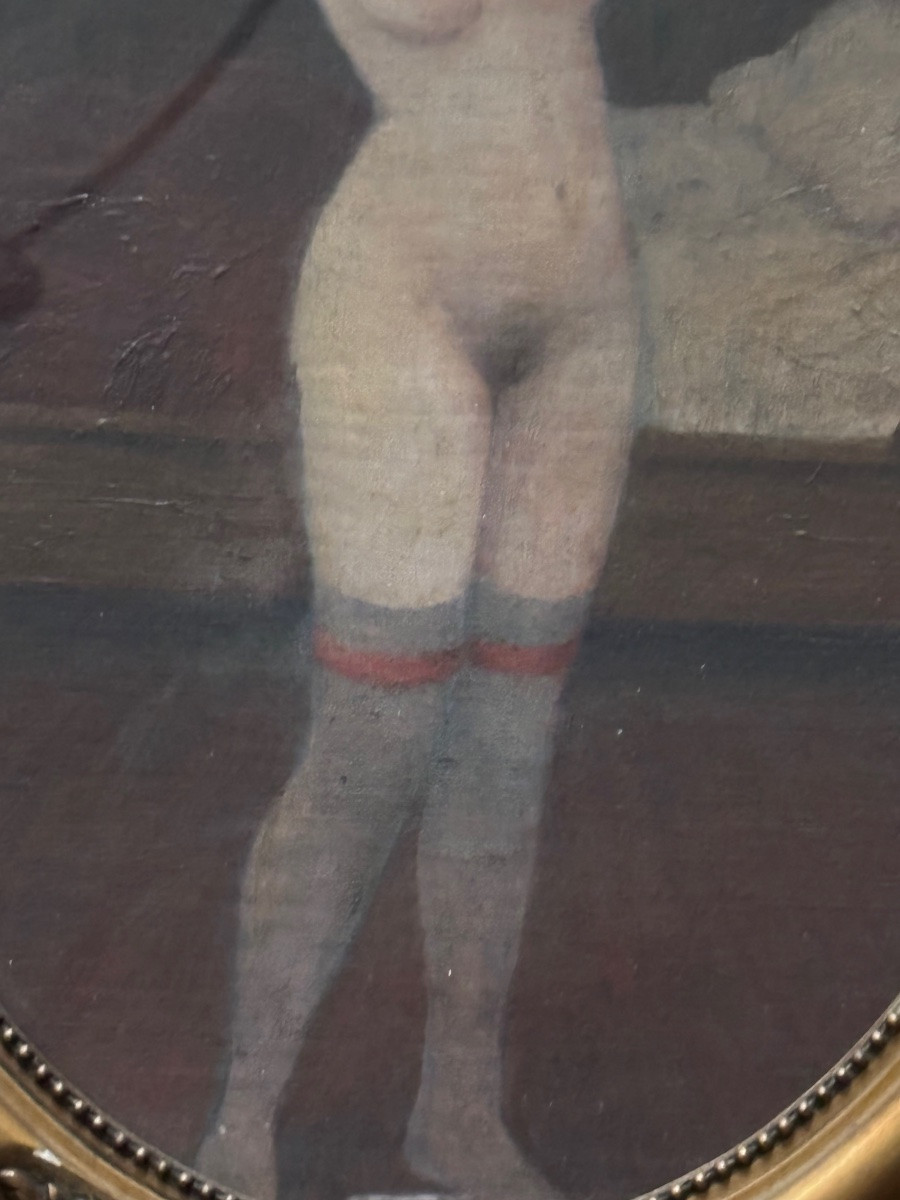 Huile sur papier.    Prostituee -photo-5