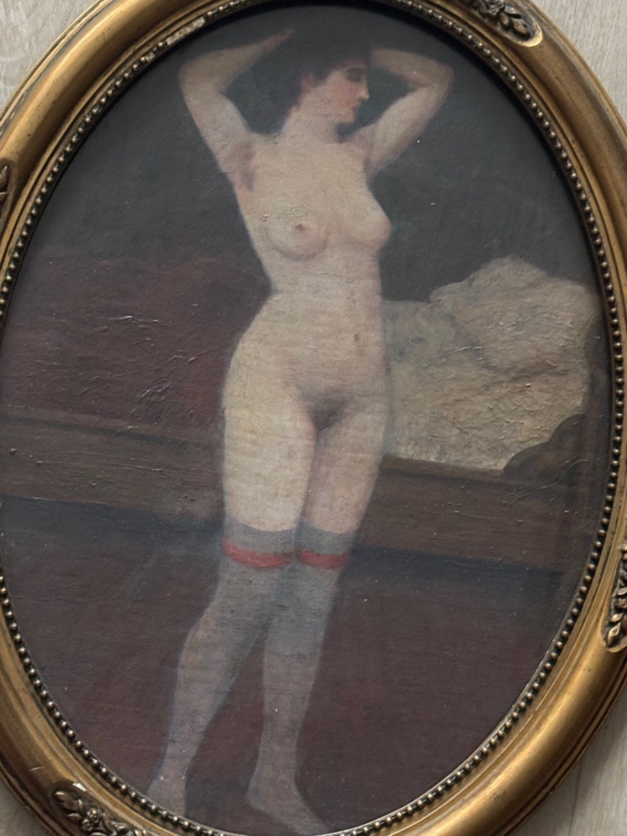 Huile sur papier.    Prostituee -photo-6