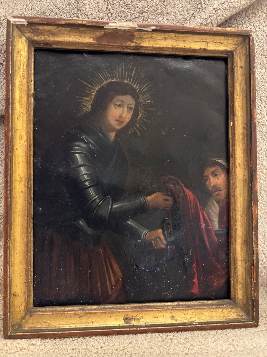 Saint Martin Sharing His Cloak