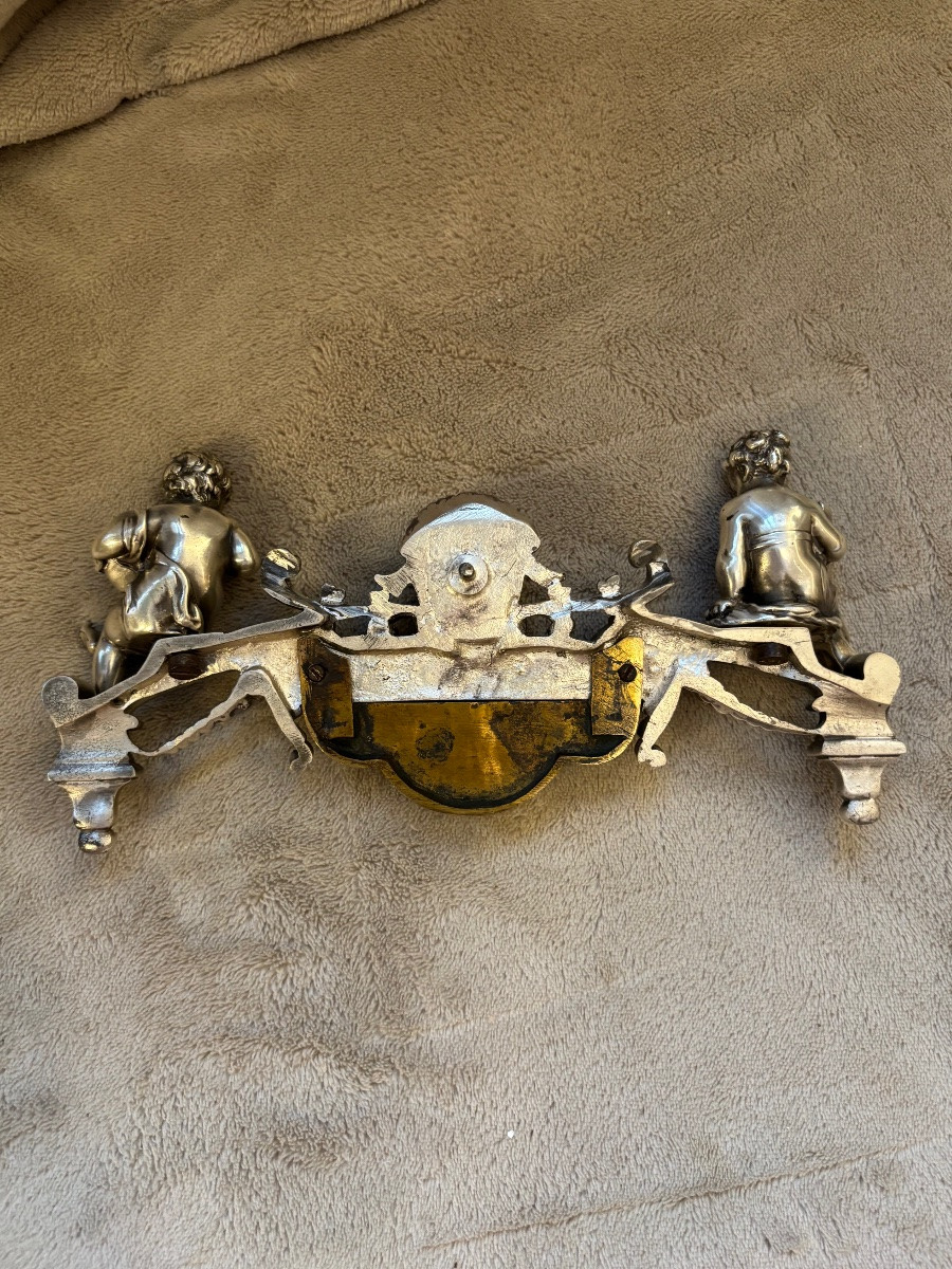 Piètement de cadre bronze émaillé -photo-4