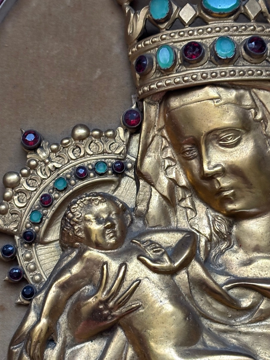 Attribué à BUCCELLATI - VIERGE A L ENFANT -photo-4