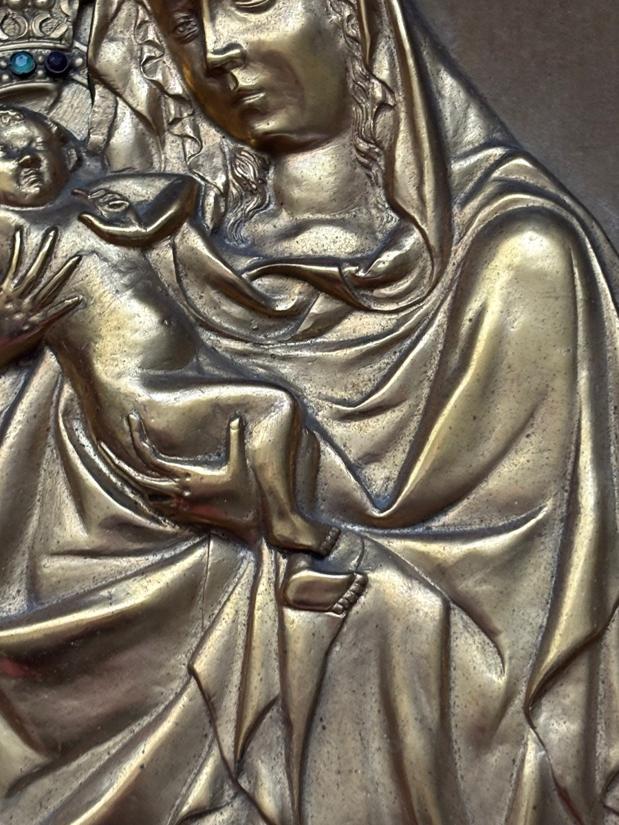 Attribué à BUCCELLATI - VIERGE A L ENFANT -photo-2