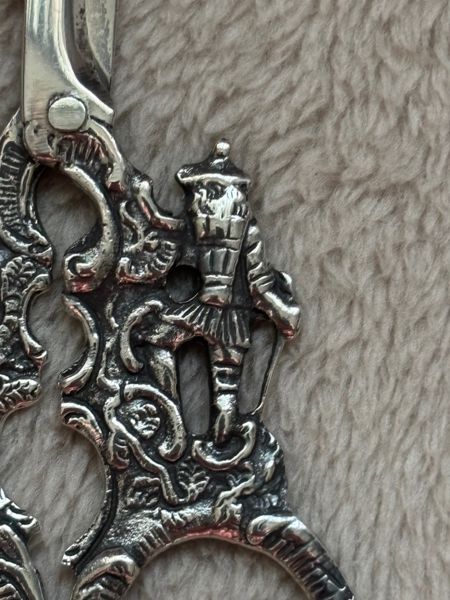 Silver Wedding Scissors -photo-2