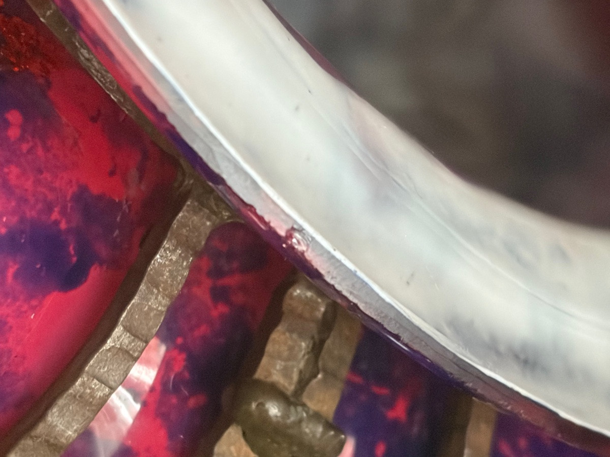 Coupe Art déco français de Daum Nancy et L. Majorelle-photo-4