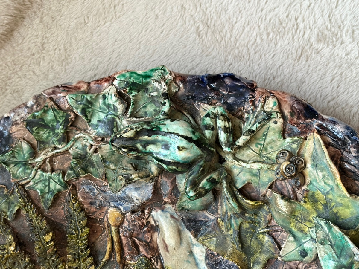 Large Follower Platter Palissy -photo-2