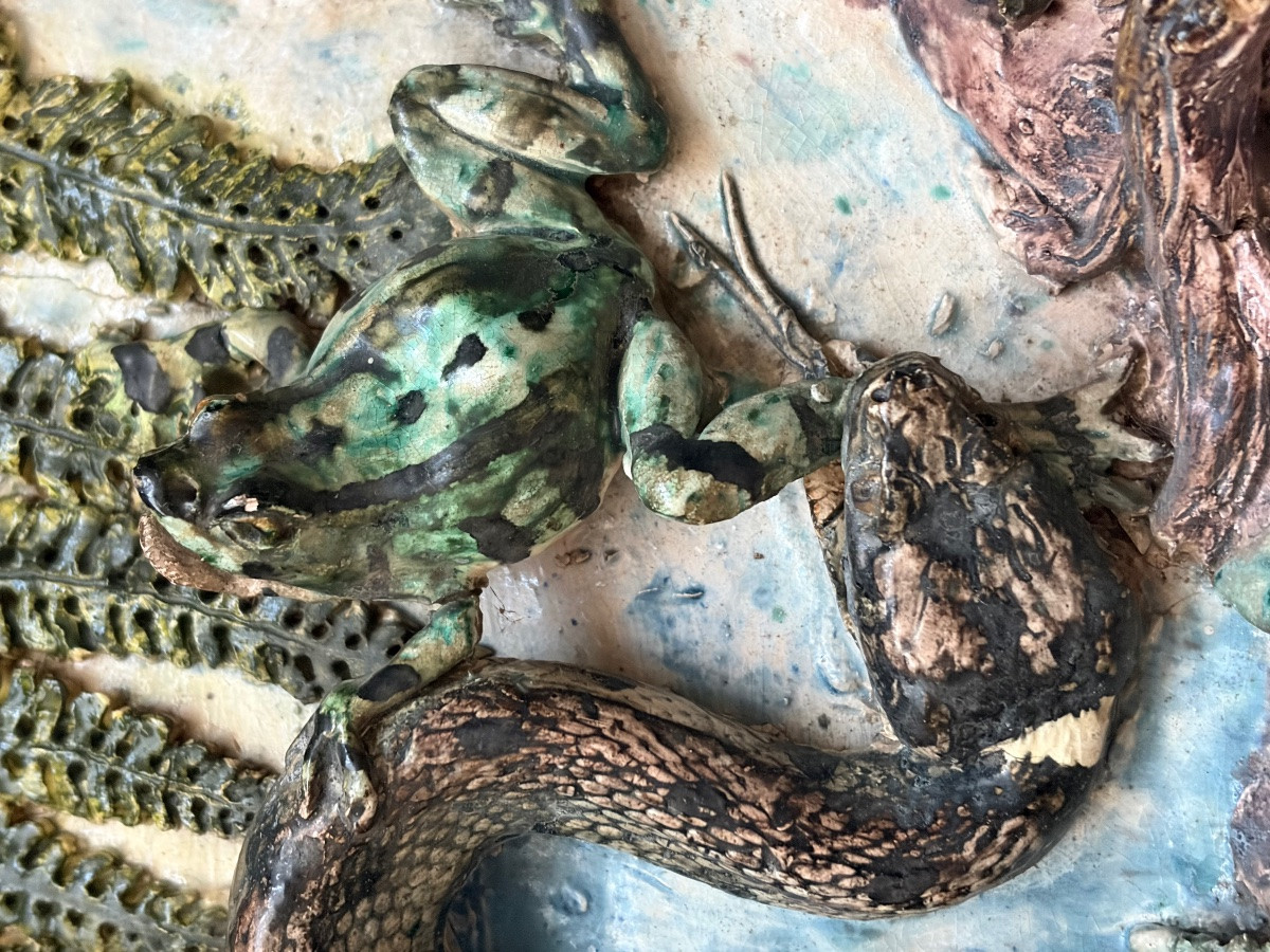 Large Follower Platter Palissy -photo-2