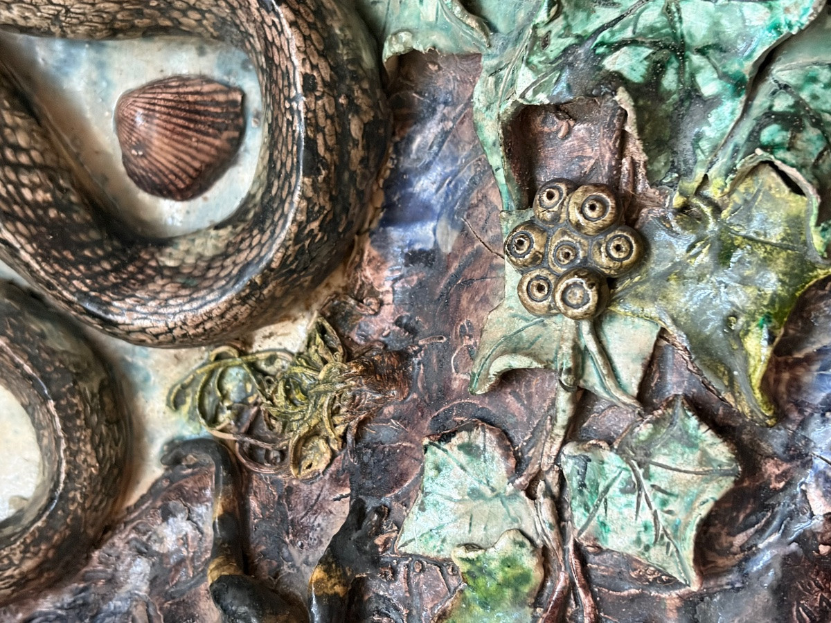 Large Follower Platter Palissy -photo-4