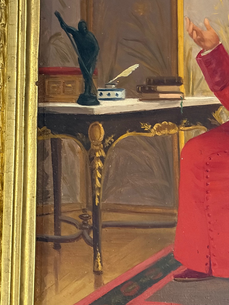 Le Cardinal A La Lecture-photo-2