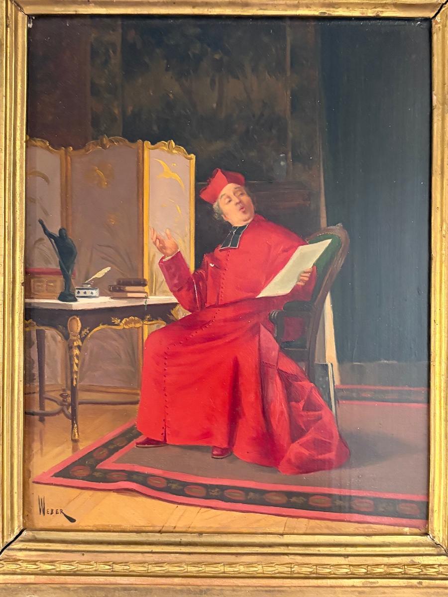 Le Cardinal A La Lecture-photo-3