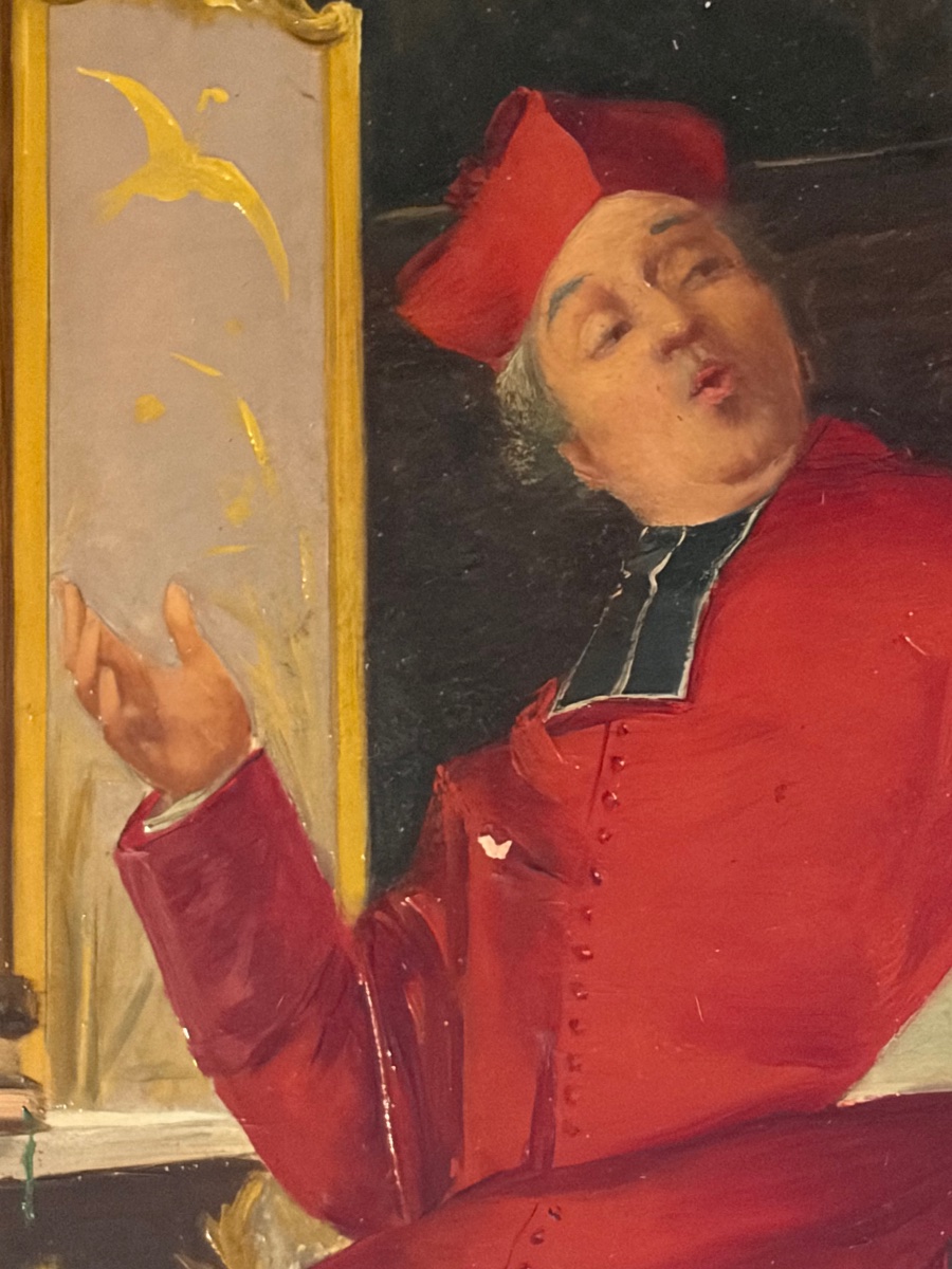 Le Cardinal A La Lecture-photo-5