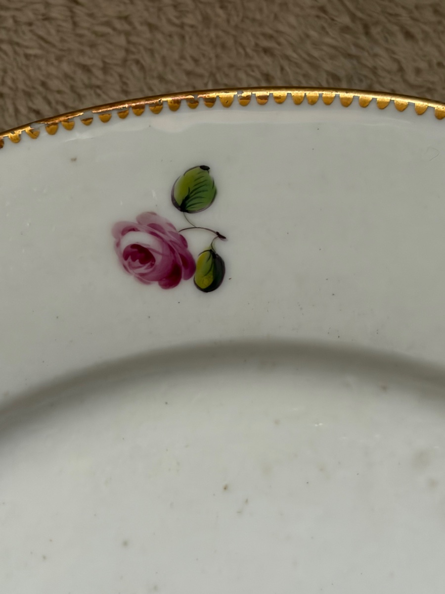 ASSIETTE EN PORCELAINE À DÉCOR POLYCHROME DE BOISETTE-photo-3