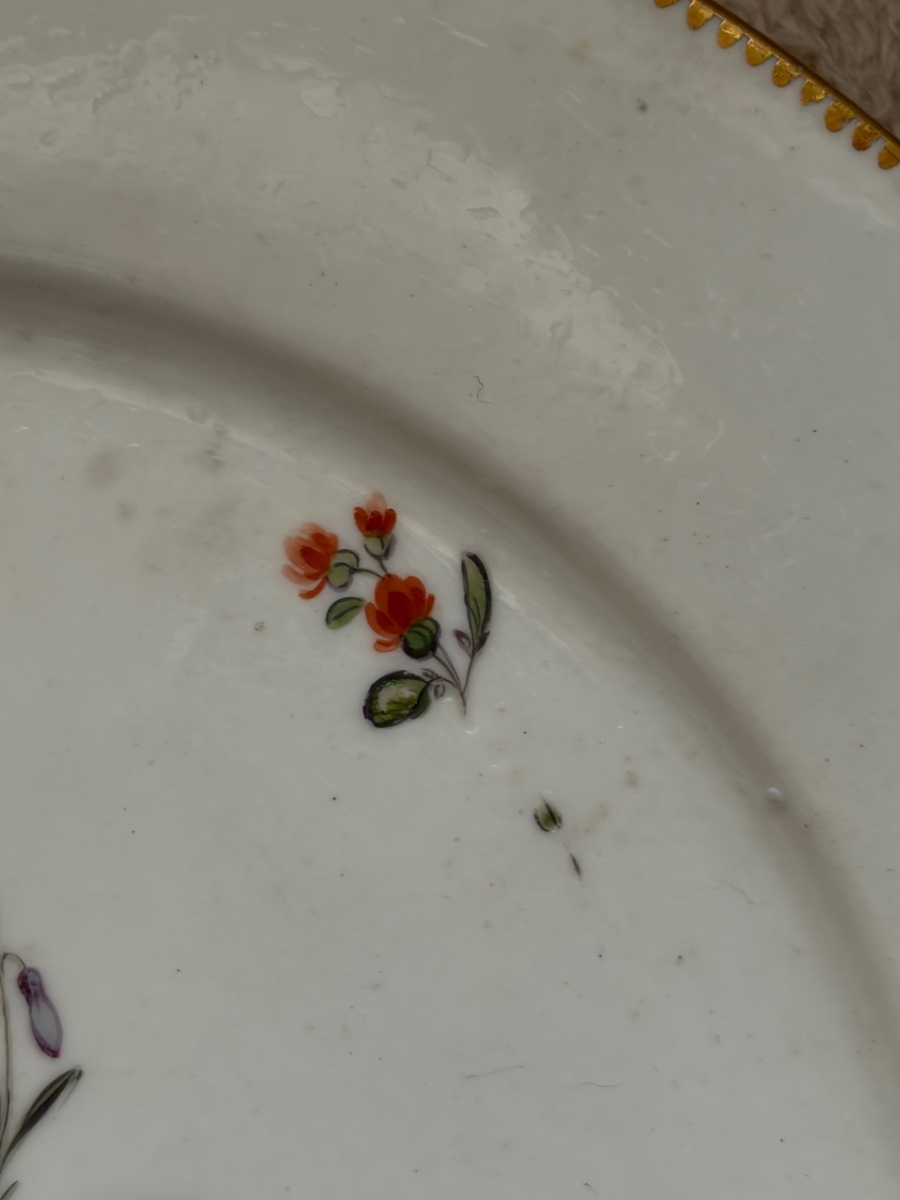 ASSIETTE EN PORCELAINE À DÉCOR POLYCHROME DE BOISETTE-photo-4