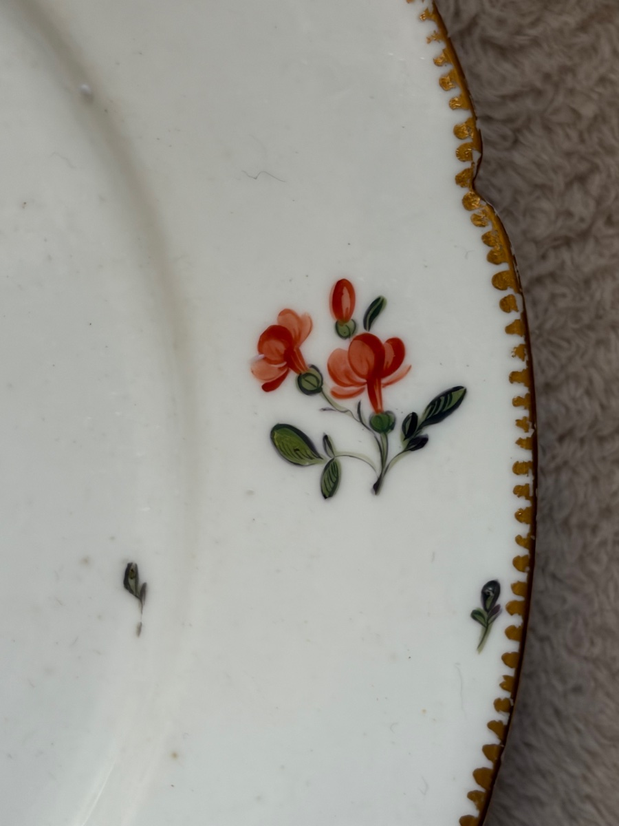 ASSIETTE EN PORCELAINE À DÉCOR POLYCHROME DE BOISETTE-photo-1