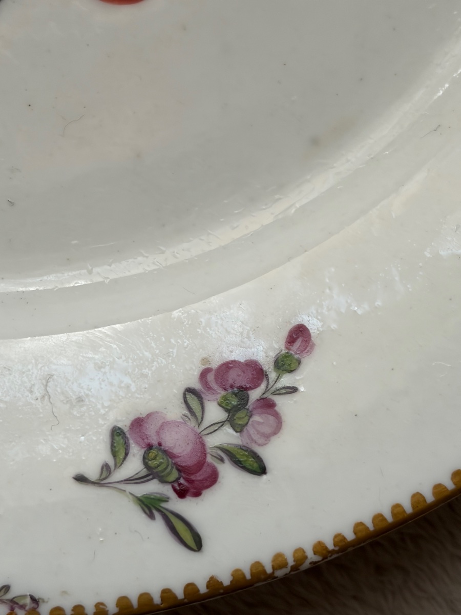 ASSIETTE EN PORCELAINE À DÉCOR POLYCHROME DE BOISETTE-photo-4
