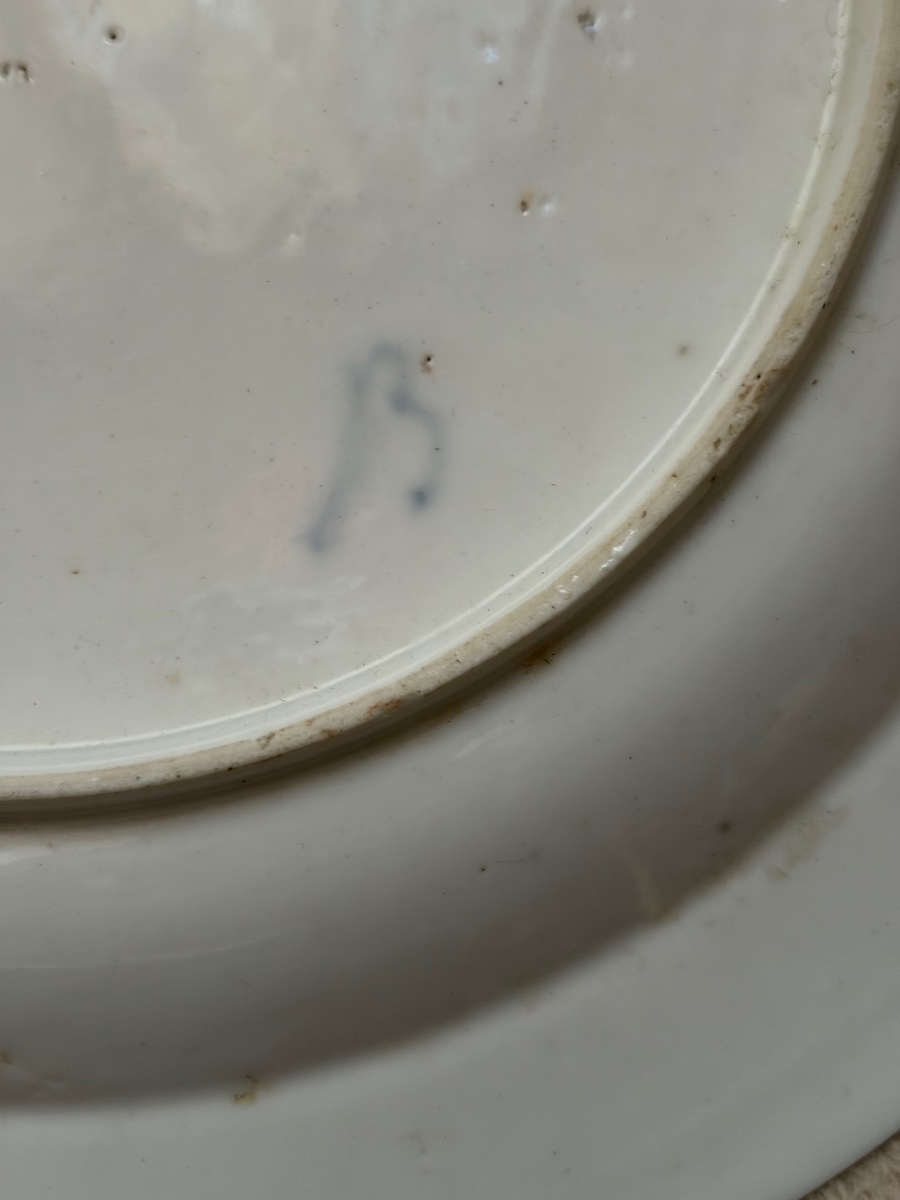 ASSIETTE EN PORCELAINE À DÉCOR POLYCHROME DE BOISETTE-photo-7