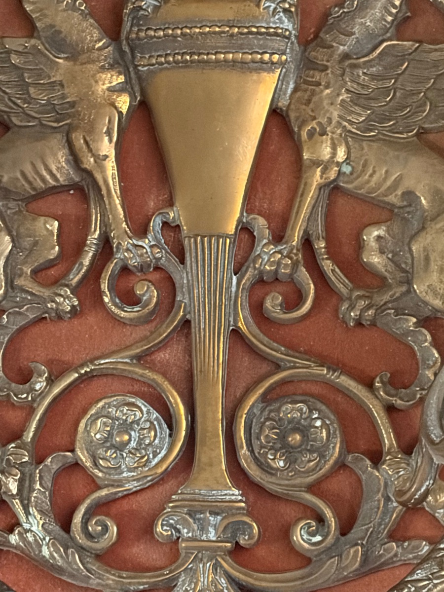 Paire d applique en bronze  chimère -photo-4