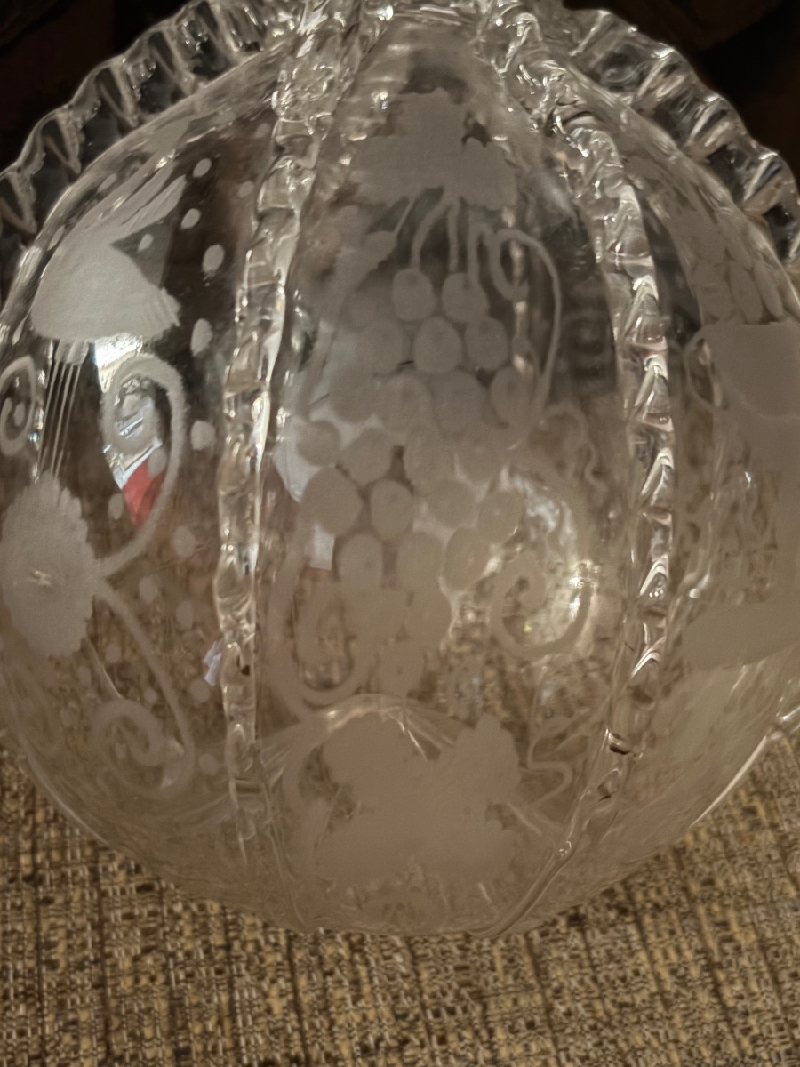 18th-century Dutch Blown-glass Sphere Decanter-photo-1