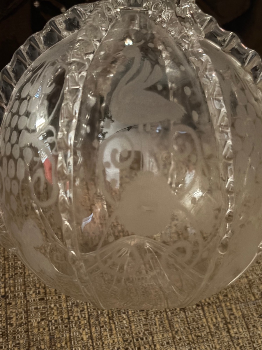 18th-century Dutch Blown-glass Sphere Decanter-photo-2