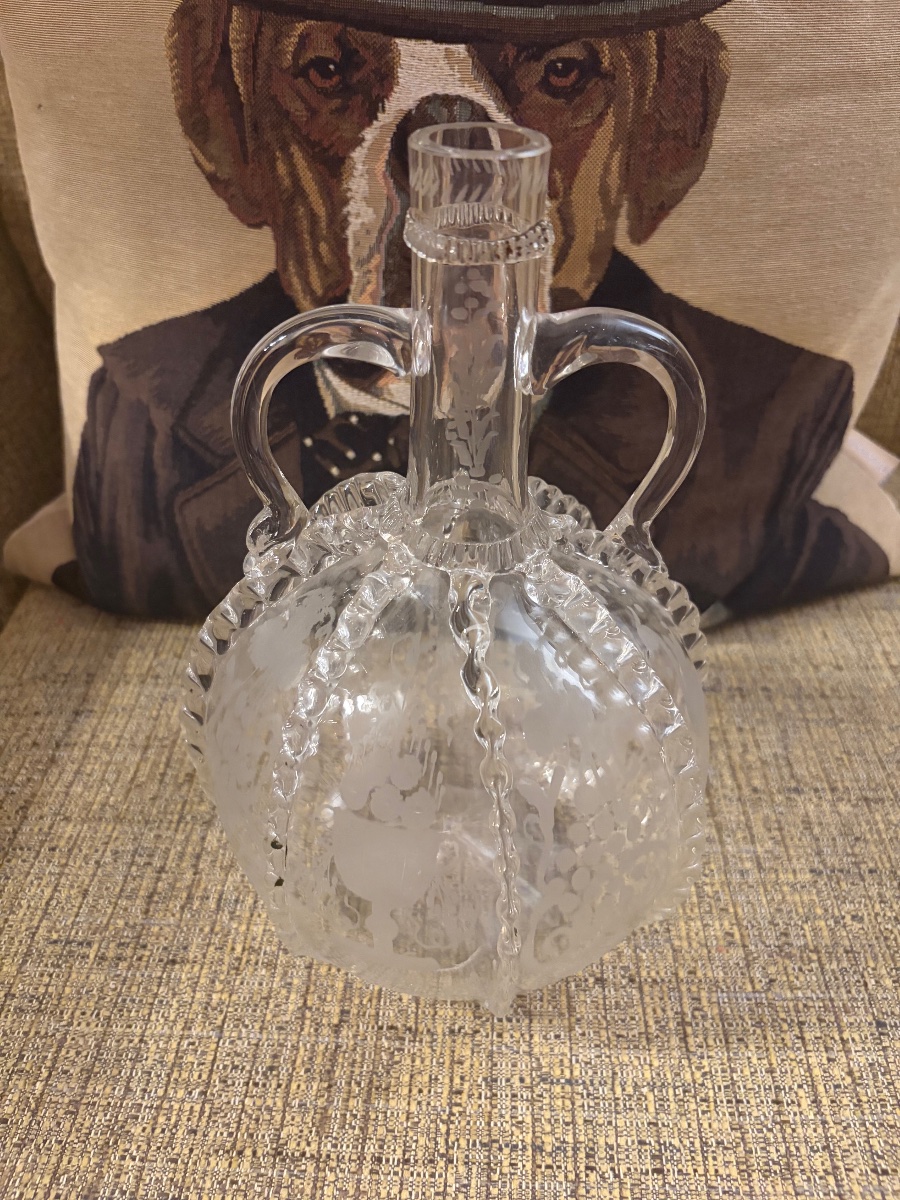 18th-century Dutch Blown-glass Sphere Decanter-photo-6