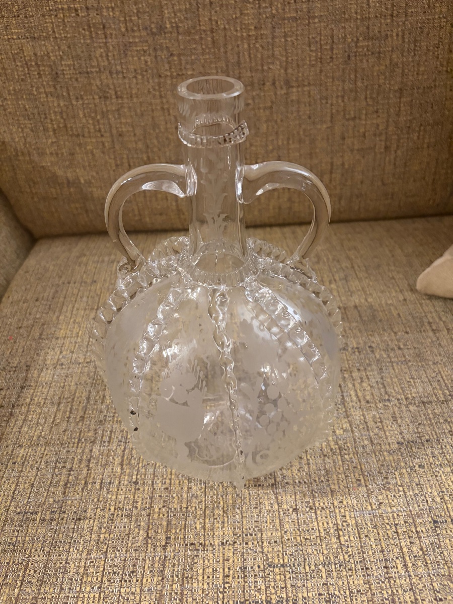 18th-century Dutch Blown-glass Sphere Decanter