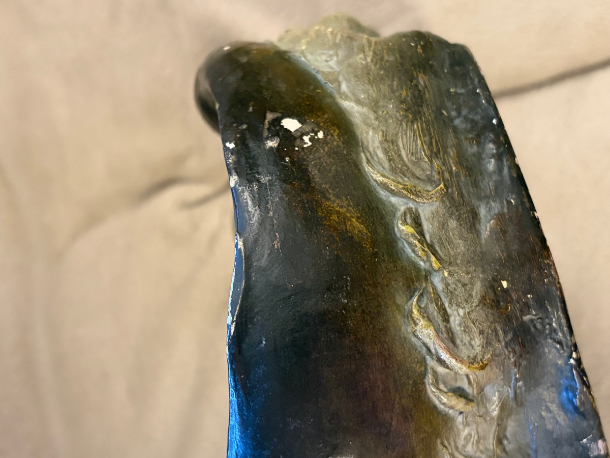 Art Nouveau / Austrian Jugendstil-style Dish, Featuring A Fish-woman,-photo-3