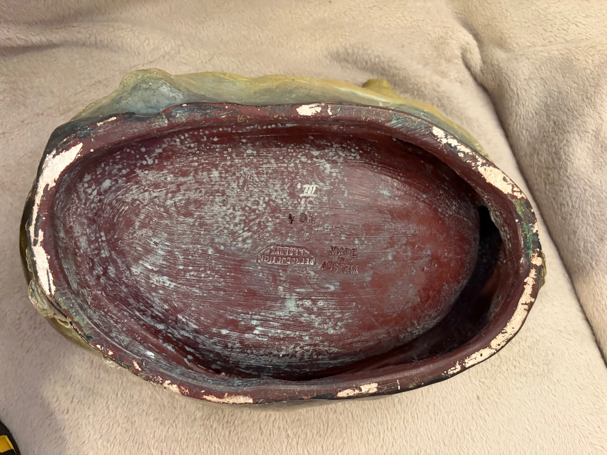 Art Nouveau / Austrian Jugendstil-style Dish, Featuring A Fish-woman,-photo-7