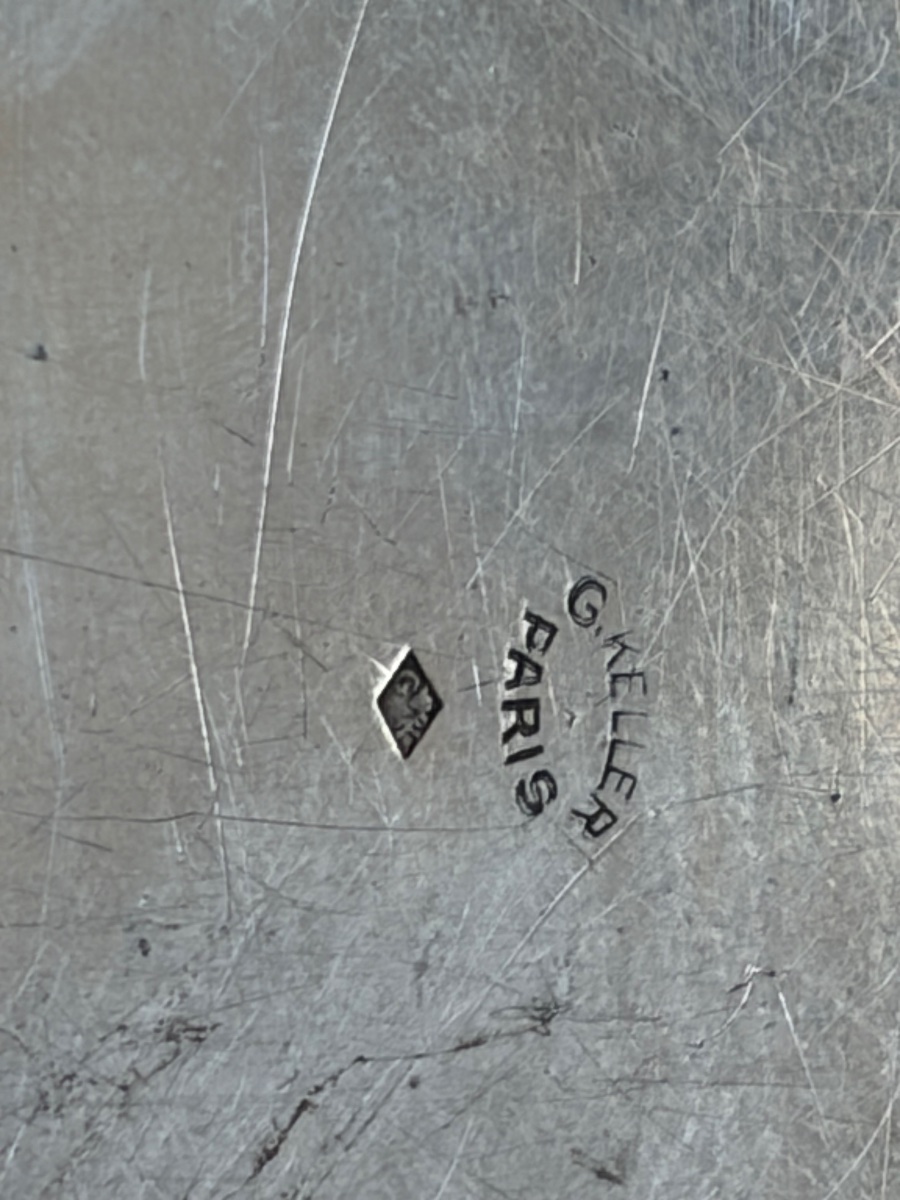 Large Solid Silver Box. Coat Of Arms-photo-2