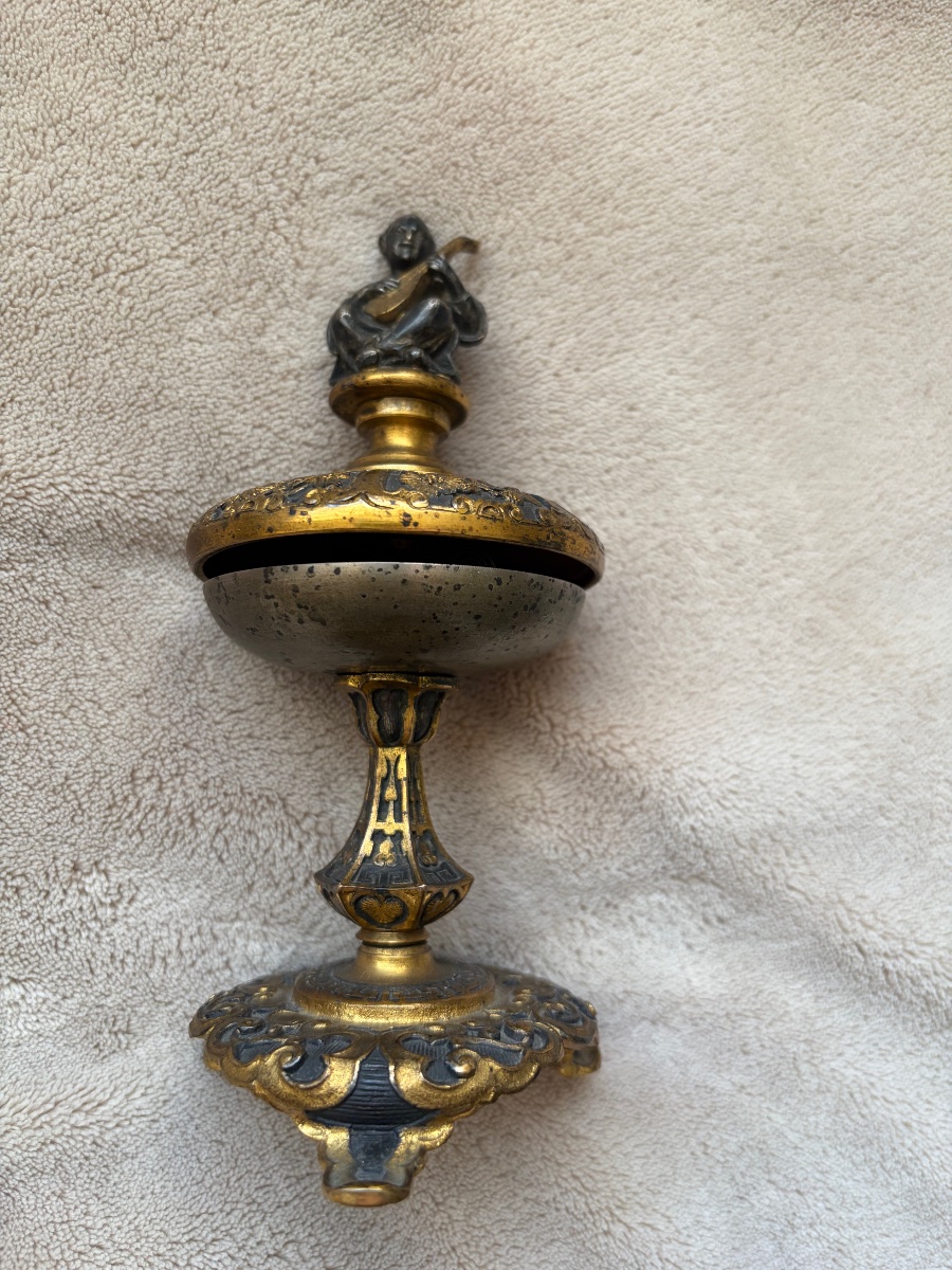 Chinese Table Bell, Bronze -photo-2