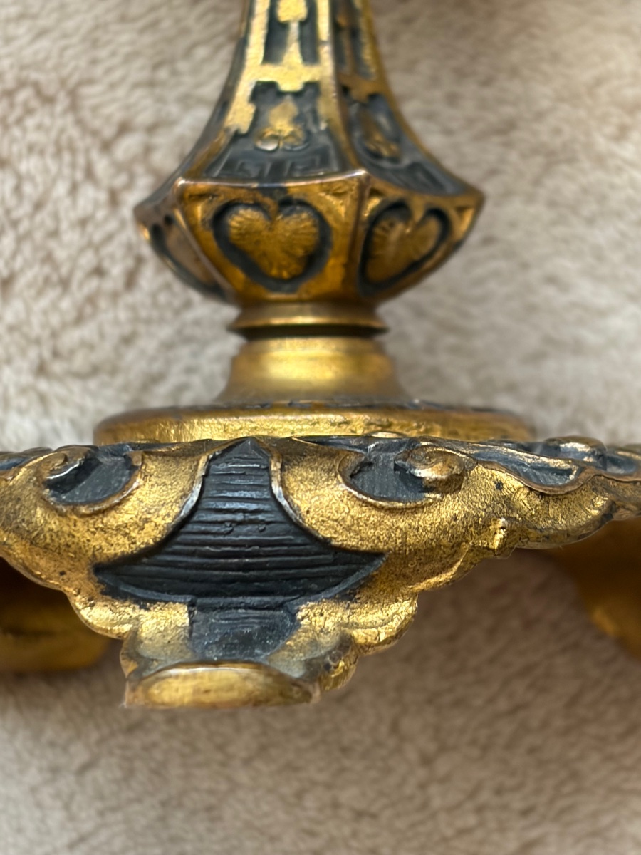 Chinese Table Bell, Bronze -photo-3