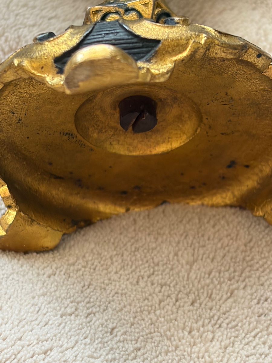 Chinese Table Bell, Bronze -photo-4