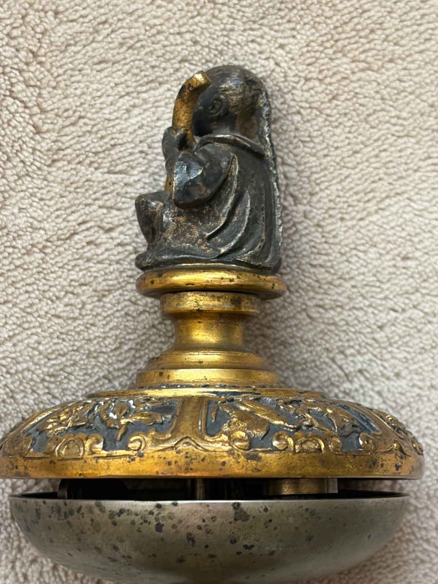 Chinese Table Bell, Bronze -photo-1
