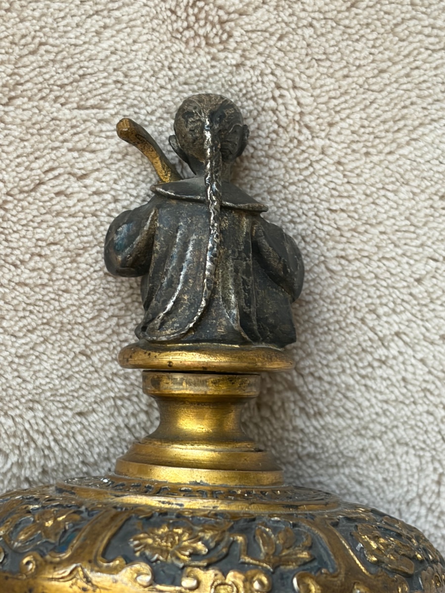 Chinese Table Bell, Bronze -photo-2
