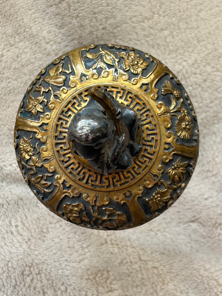 Chinese Table Bell, Bronze -photo-3