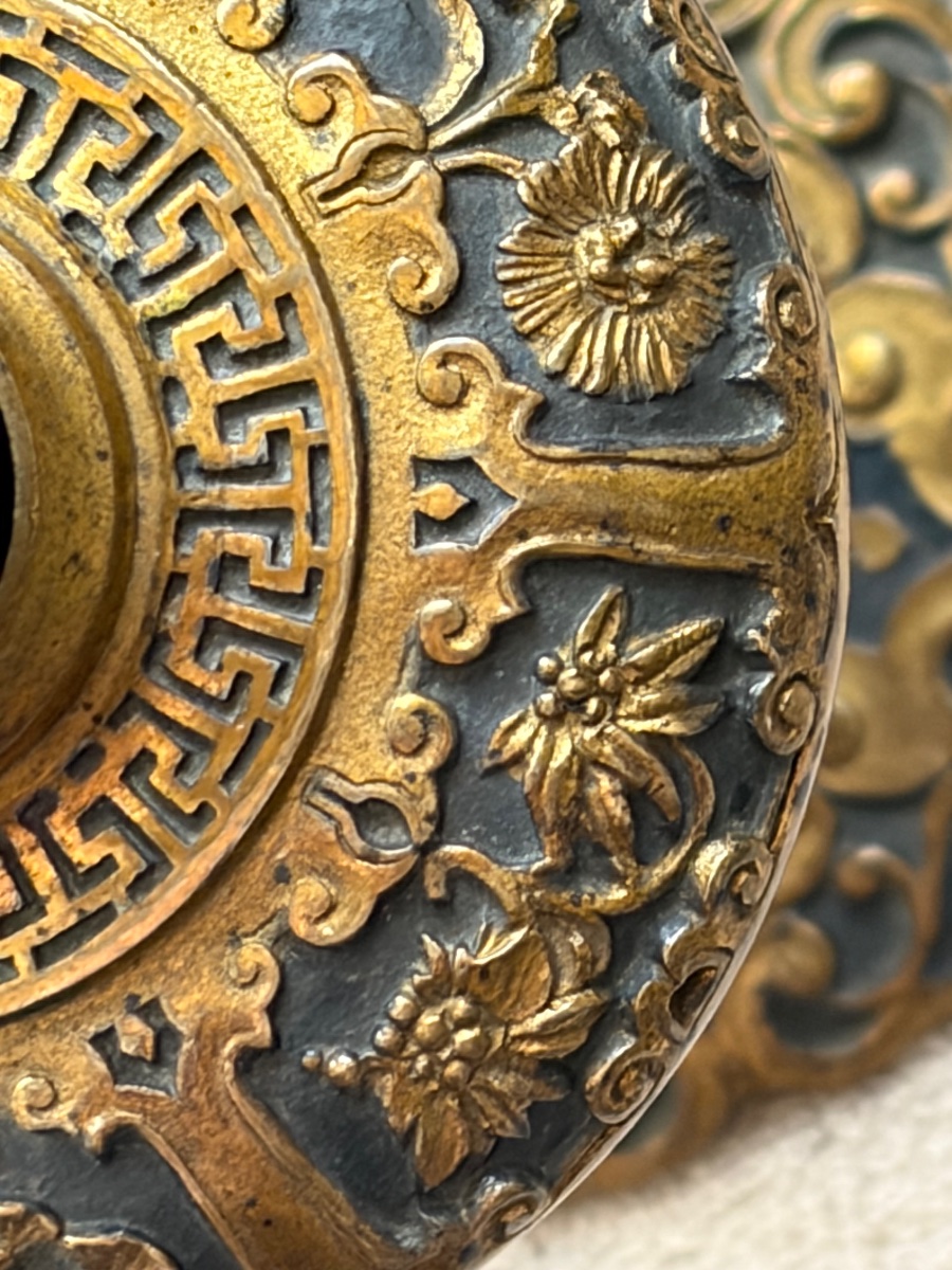 Chinese Table Bell, Bronze -photo-4