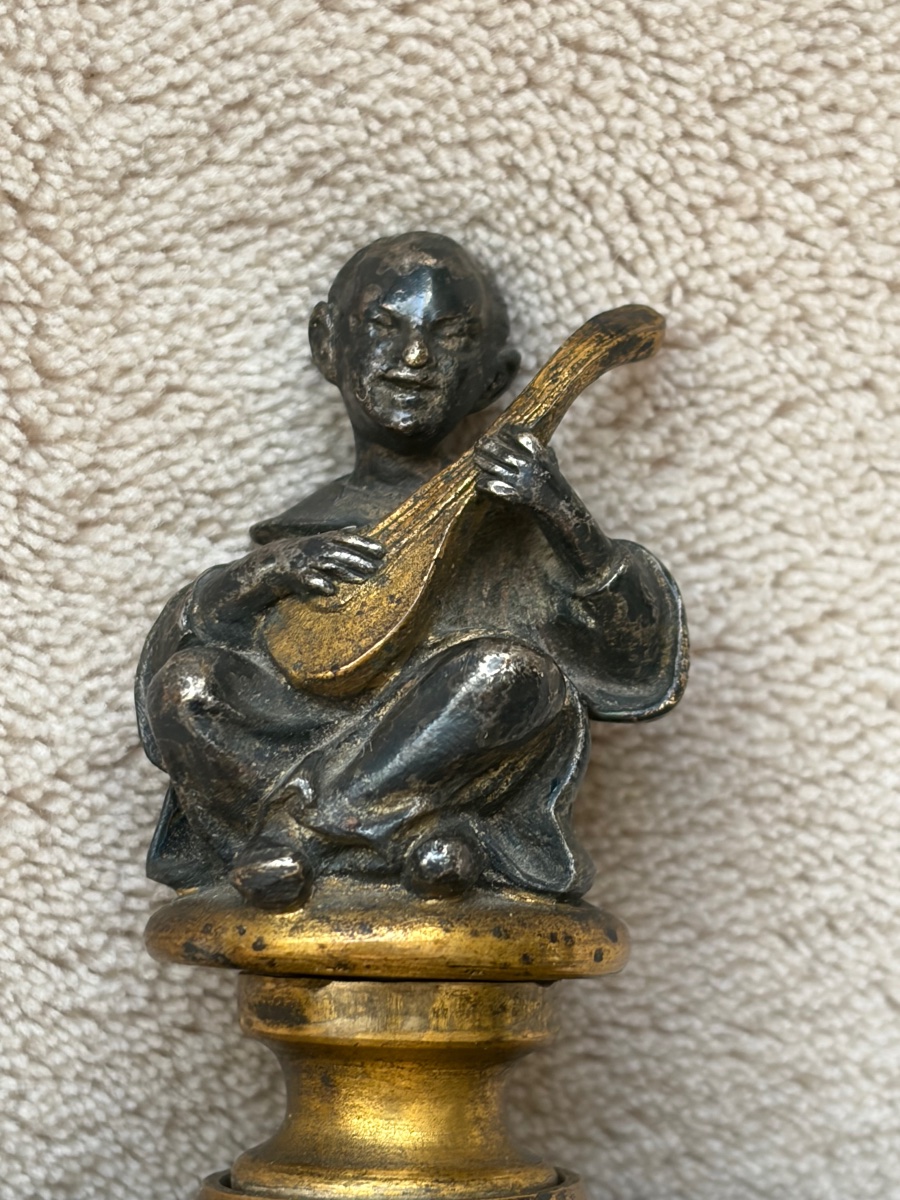 Chinese Table Bell, Bronze 