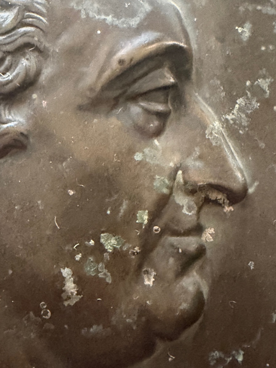 Bronze Medallion. Simart 1853-photo-3