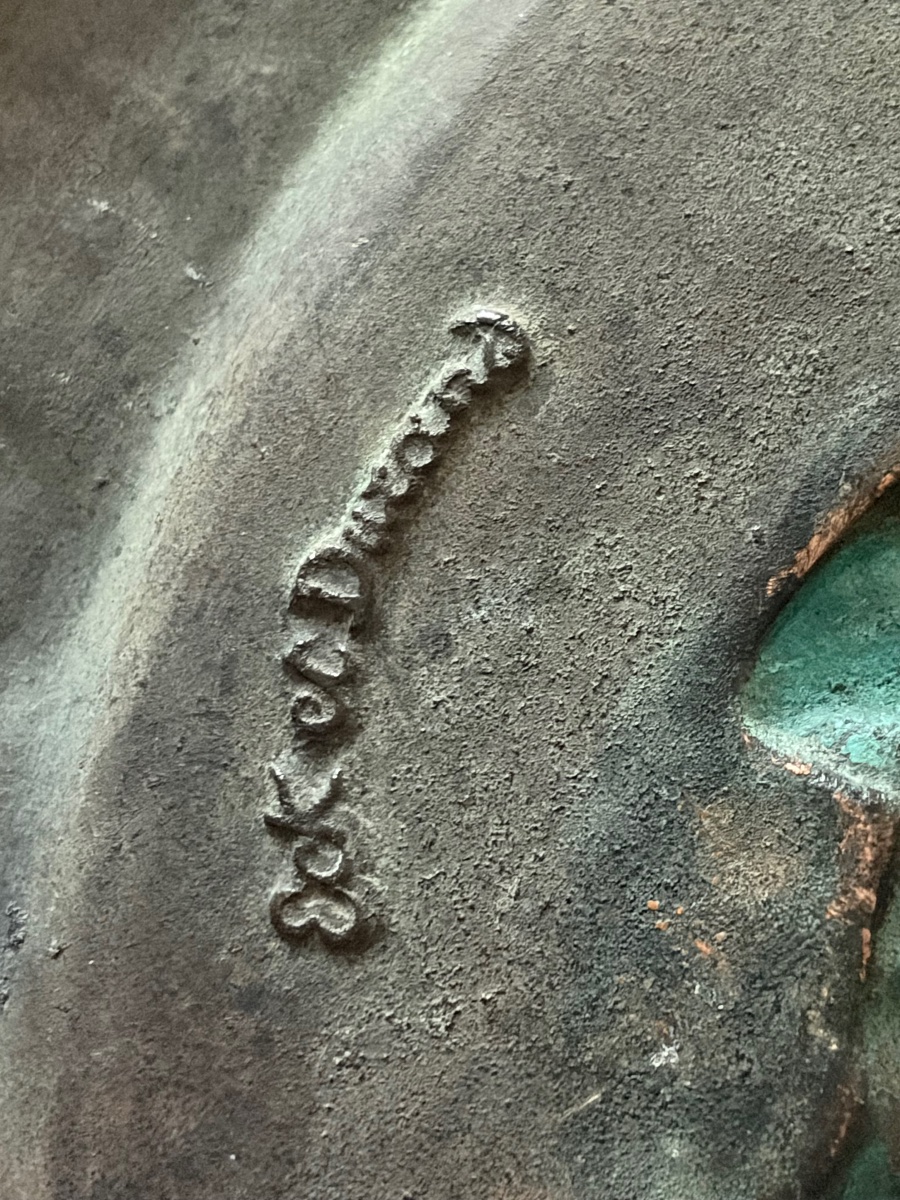 Bronze Medallion. Simart 1853-photo-7