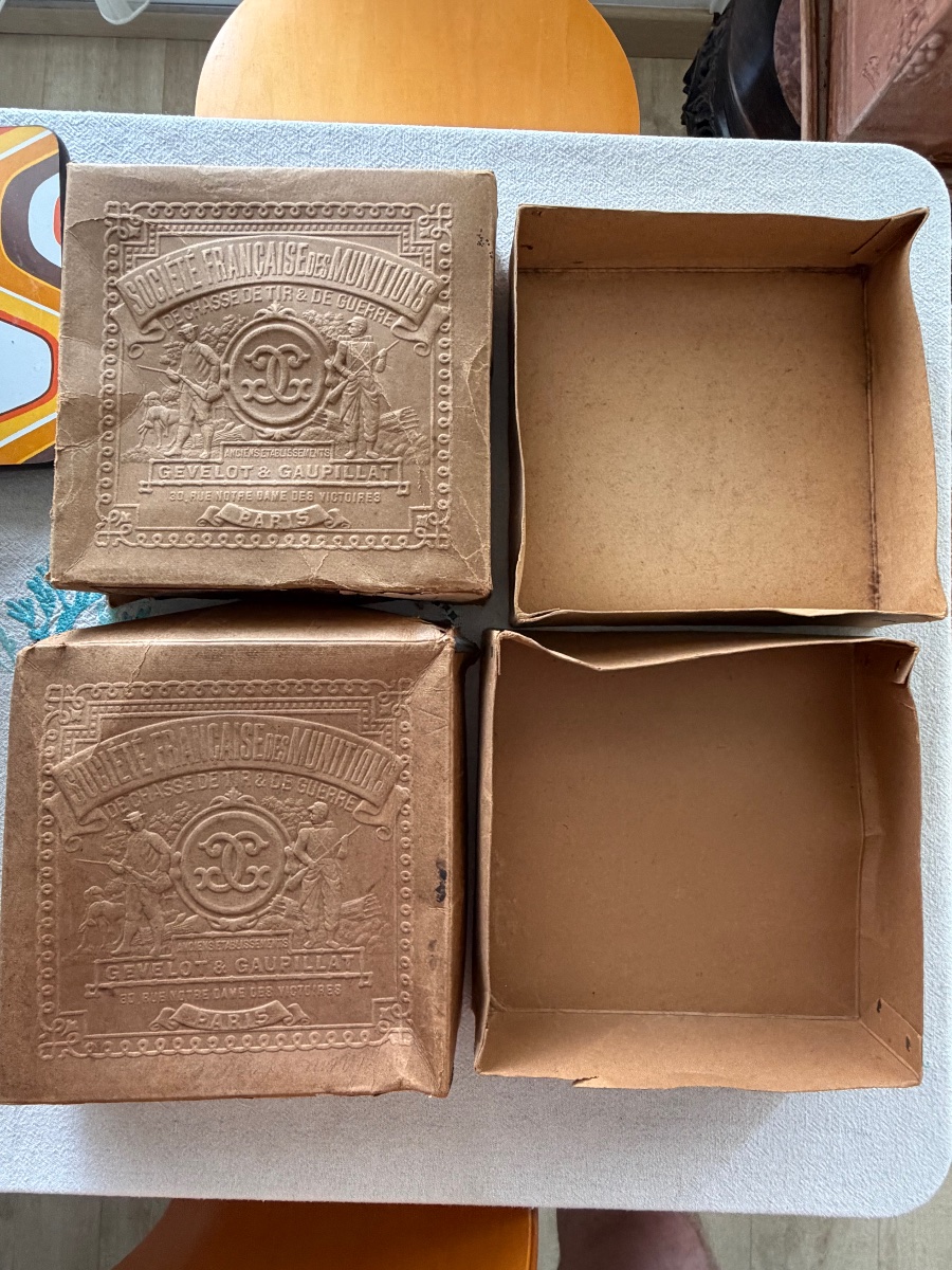 Deux boîte cartons cartouches Gevelot-photo-4