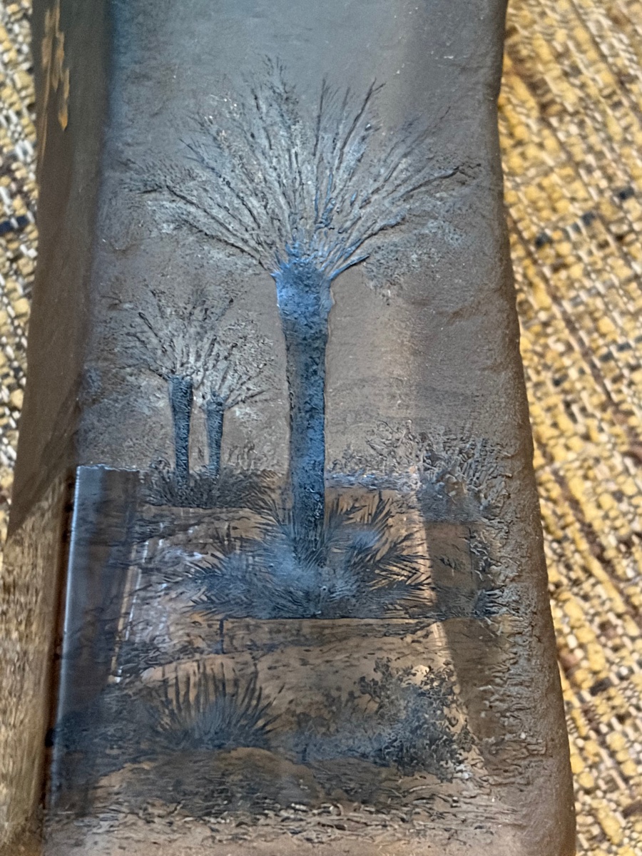 VASE EN VERRE MULTI COUCHE DAUM DÉCOR EXOTIQUE 