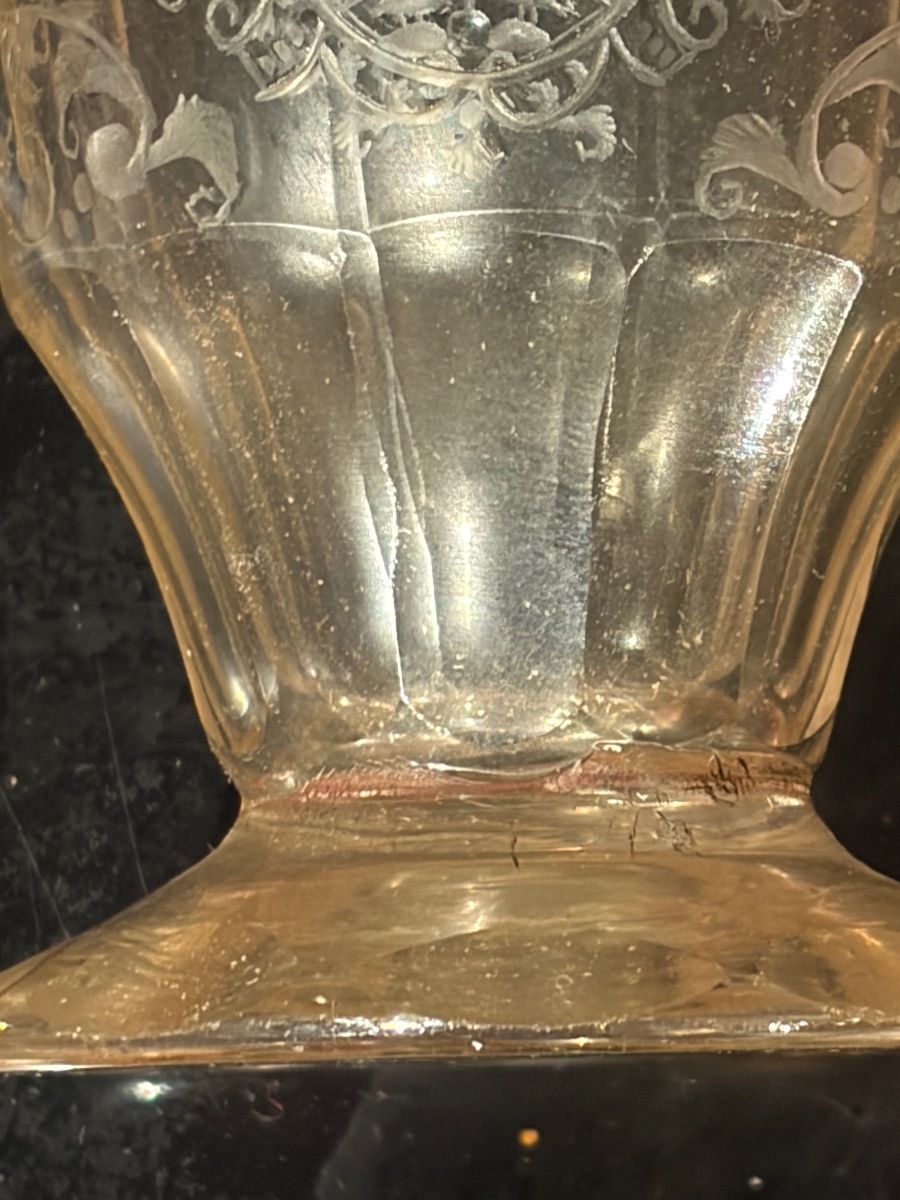 Verre XVIII à motif de Blason-photo-4