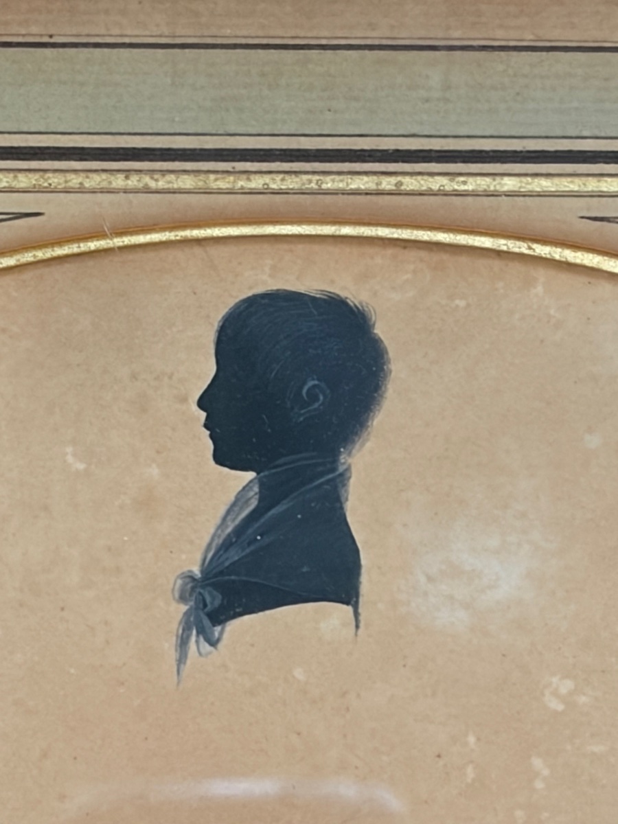 Silhouettes Of Four Members Of The Durhotz Family-photo-1